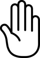 Hand icon symbol image illustration vector