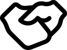 Hand icon symbol image illustration vector