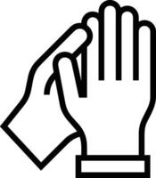 Hand icon symbol image illustration vector