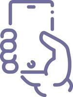 Hand icon symbol image illustration vector