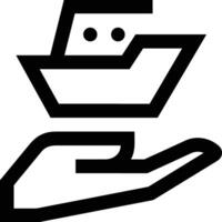 Hand icon symbol image illustration vector