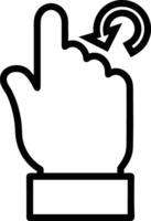 Hand icon symbol image illustration vector