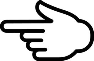 Hand icon symbol image illustration vector