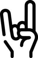 Hand icon symbol image illustration vector
