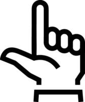 Hand icon symbol image illustration vector