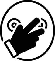 Hand icon symbol image illustration vector