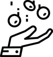 Hand icon symbol image illustration vector