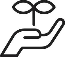 Hand icon symbol image illustration vector