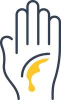 Hand icon symbol image illustration vector