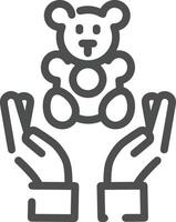 Hand icon symbol image illustration vector