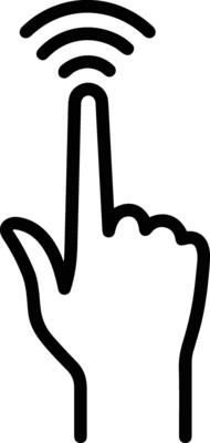 Hand icon symbol image illustration