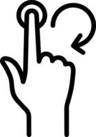 Hand icon symbol image illustration vector