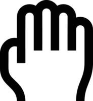 Hand icon symbol image illustration vector