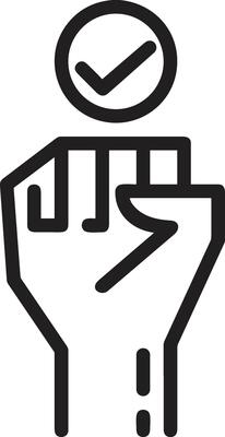Hand icon symbol image illustration
