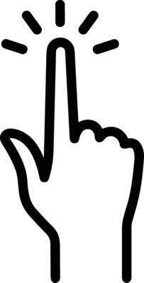 Hand icon symbol image illustration