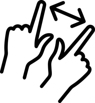 Hand icon symbol image illustration
