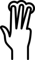 Hand icon symbol image illustration vector