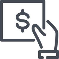 Hand icon symbol image illustration vector