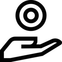 Hand icon symbol image illustration vector