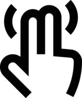 Hand icon symbol image illustration vector