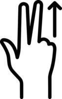Hand icon symbol image illustration vector
