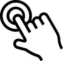 Hand icon symbol image illustration vector