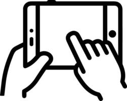 Hand icon symbol image illustration vector