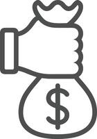 Hand icon symbol image illustration vector