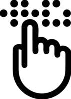 Hand icon symbol image illustration vector