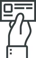Hand icon symbol image illustration vector