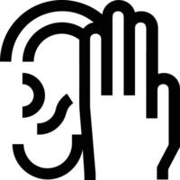 Hand icon symbol image illustration vector