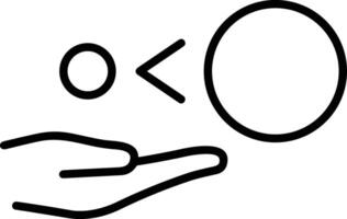 Hand icon symbol image illustration vector