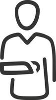 Hand icon symbol image illustration vector