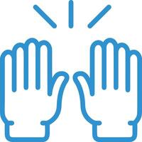 Hand icon symbol image illustration vector