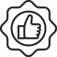 Hand icon symbol image illustration vector