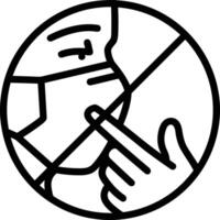 Hand icon symbol image illustration vector