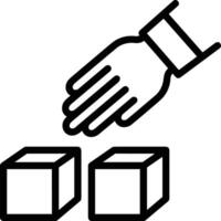 Hand icon symbol image illustration vector