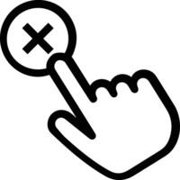Hand icon symbol image illustration vector