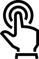 Hand icon symbol image illustration vector
