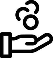Hand icon symbol image illustration vector