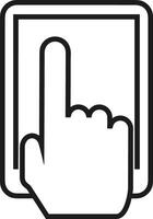 Hand icon symbol image illustration vector