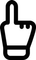 Hand icon symbol image illustration vector