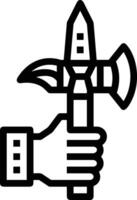 Hand icon symbol image illustration vector