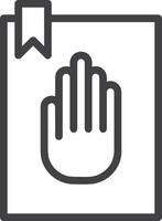 Hand icon symbol image illustration vector