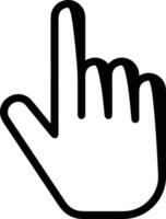 Hand icon symbol image illustration vector