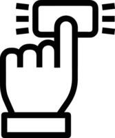 Hand icon symbol image illustration vector