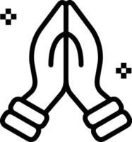 Hand icon symbol image illustration vector