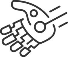 Hand icon symbol image illustration vector