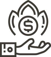 Hand icon symbol image illustration vector