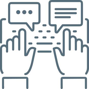 mano icono símbolo imagen ilustración vector